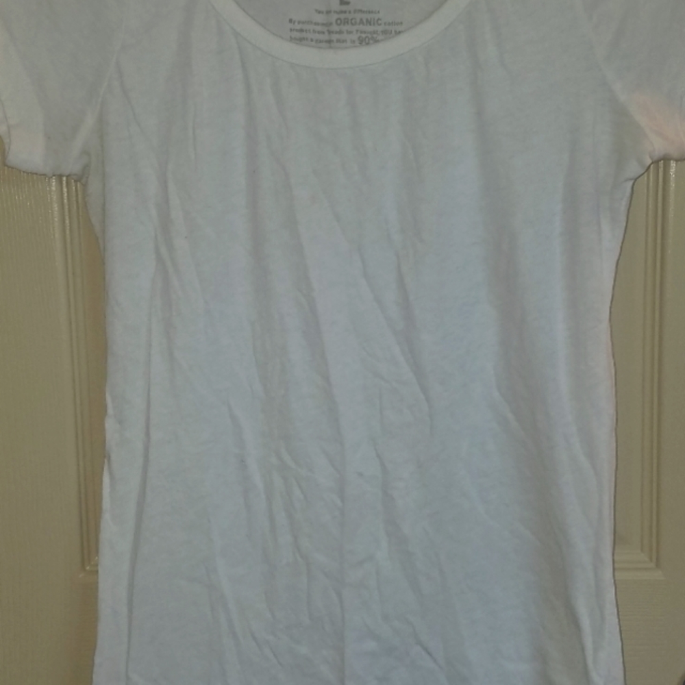 Threads4thought Basic White Tee Crew Neck - image 1